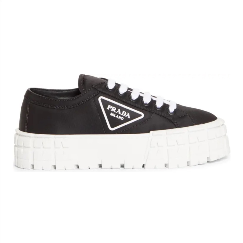 Prada Gabardine Sneakers Black Size 41